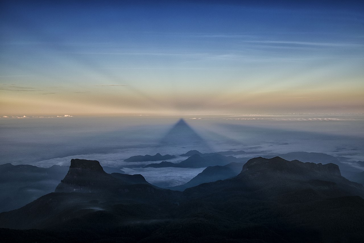 The summit challenge at sunrise